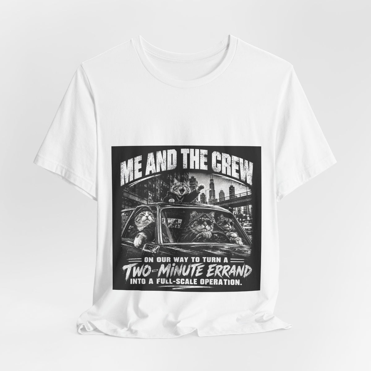 Me and the Squad – Funny Wildlife Selfie Graphic T-Shirt
