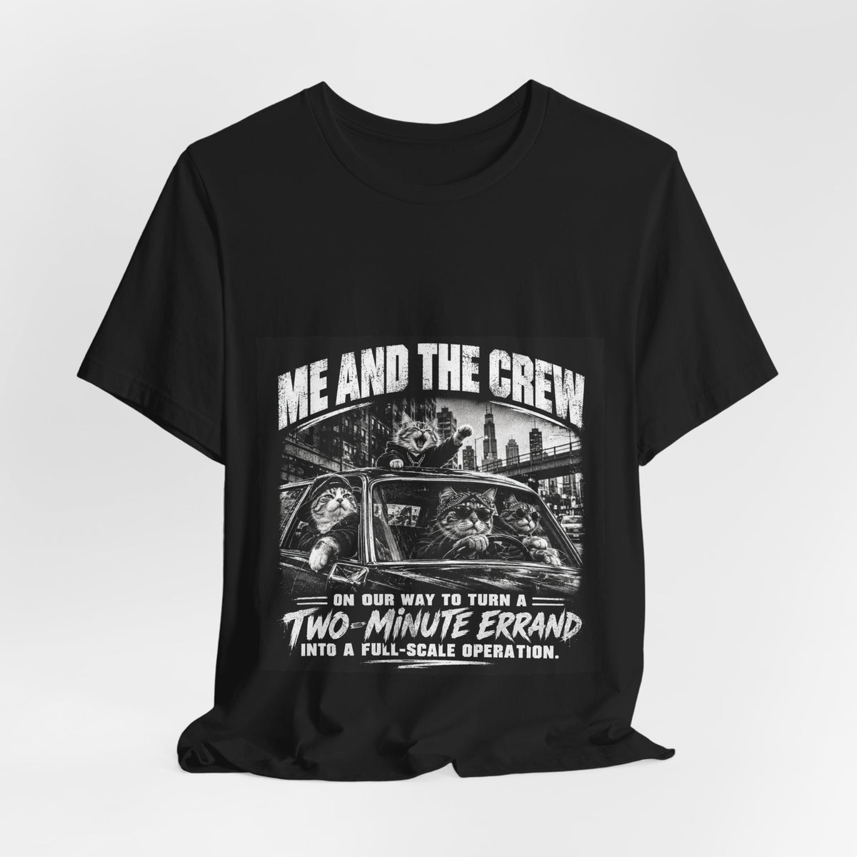 Me and the Squad – Funny Wildlife Selfie Graphic T-Shirt