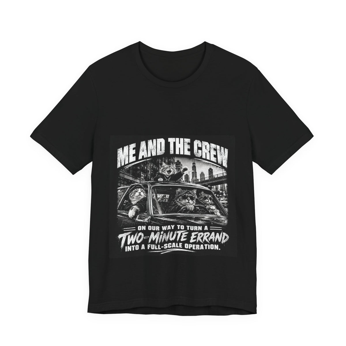 Me and the Squad – Funny Wildlife Selfie Graphic T-Shirt