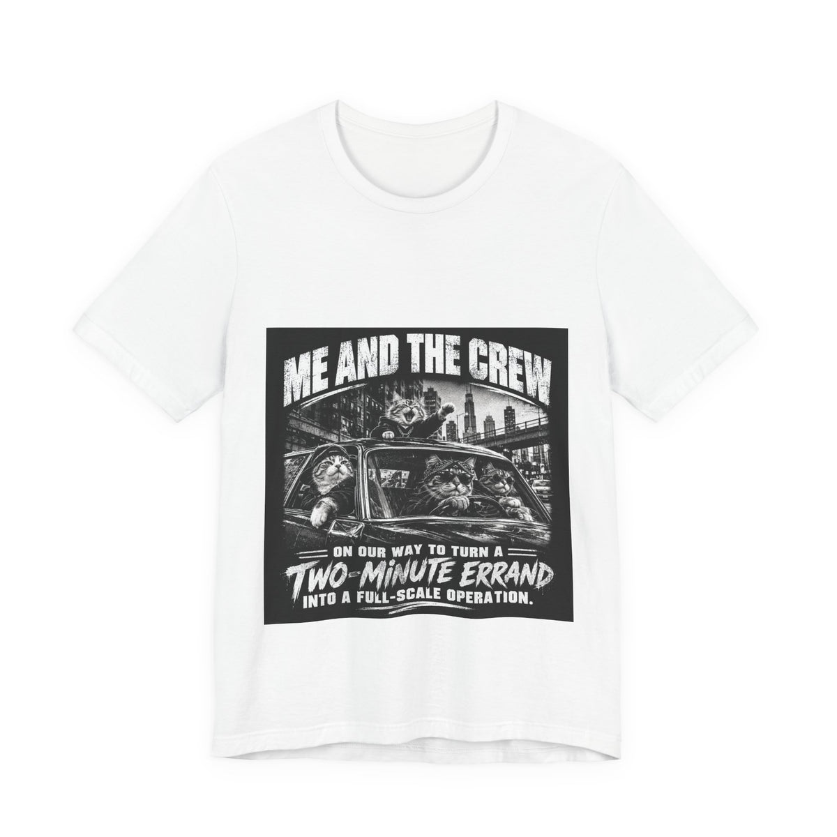 Me and the Squad – Funny Wildlife Selfie Graphic T-Shirt