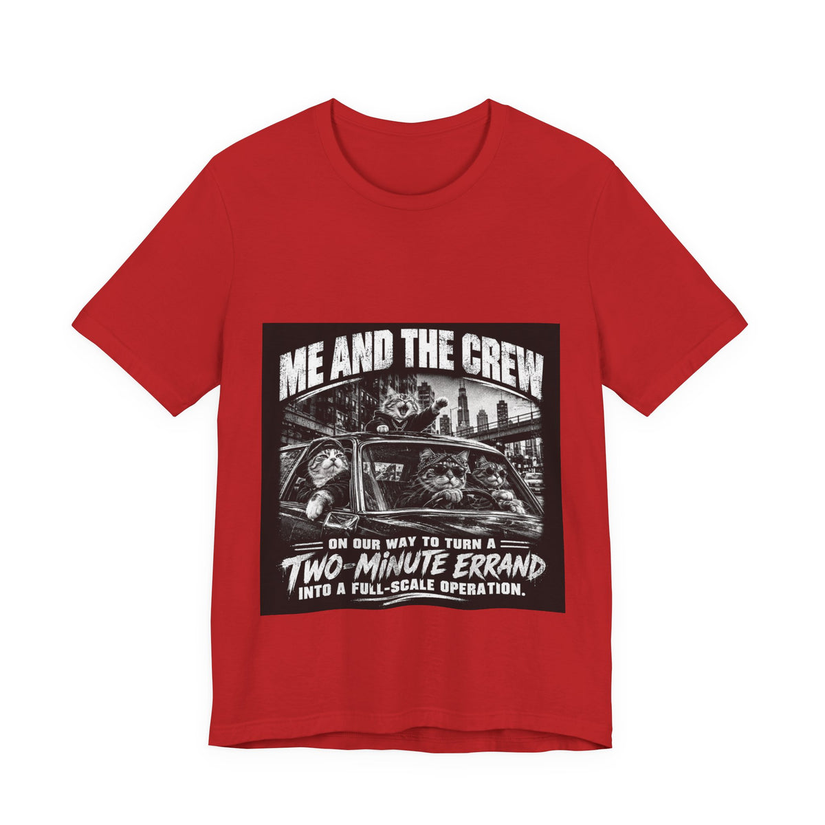 Me and the Squad – Funny Wildlife Selfie Graphic T-Shirt