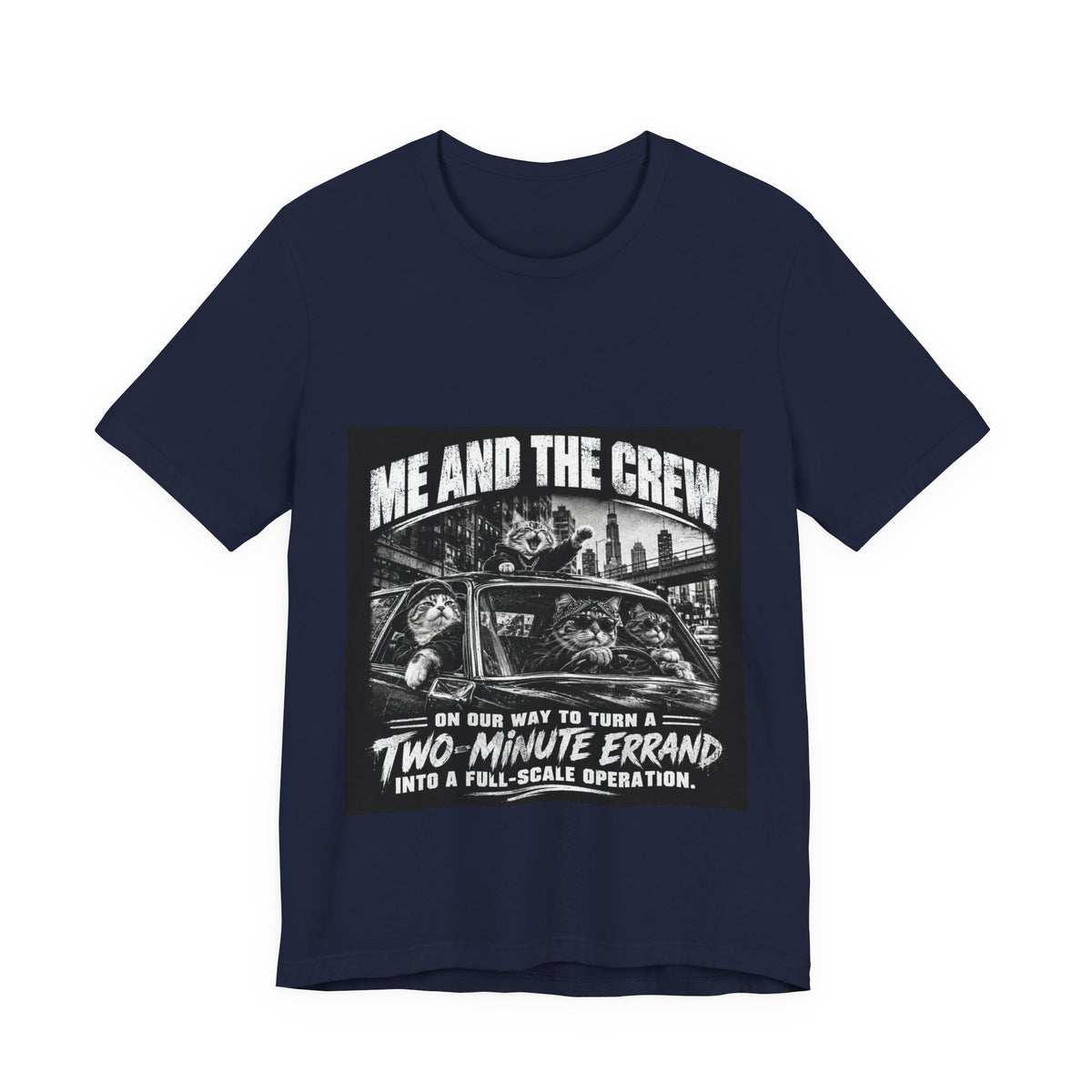 Me and the Squad – Funny Wildlife Selfie Graphic T-Shirt